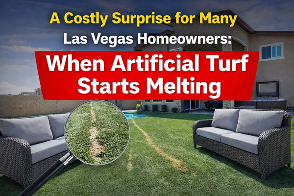 A Costly Surprise for Many Las Vegas Homeowners: When Artificial Turf Starts Melting