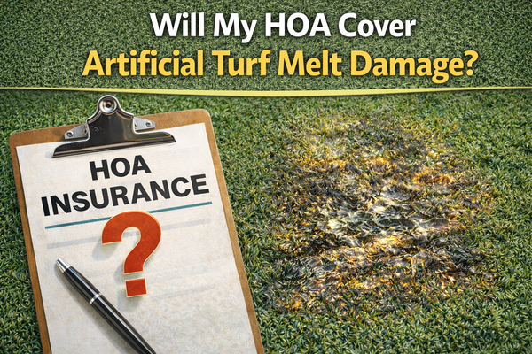 Will My HOA Cover Artificial Turf Melt Damage?
