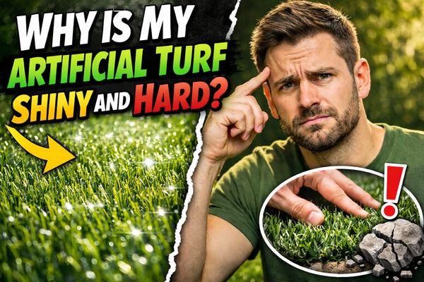 Why Is My Artificial Turf Shiny and Hard?