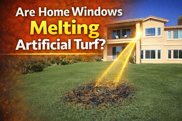Are Home Windows Melting Artificial Turf?