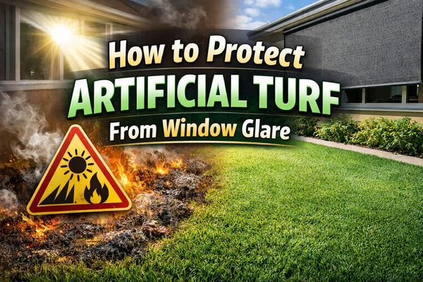 How to Protect Artificial Turf From Window Glare