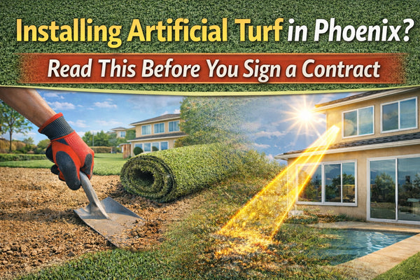 Installing Artificial Turf in Phoenix? Read This Before You Sign a Contract
