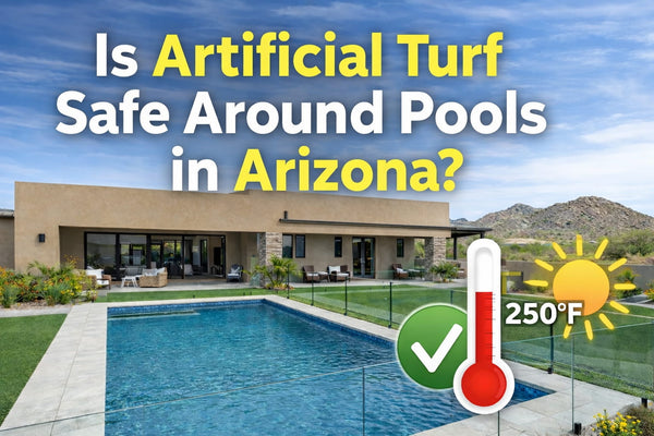 Is Artificial Turf Safe Around Pools in Arizona?