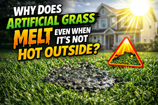 Why Does Artificial Grass Melt Even When It’s Not Hot Outside?